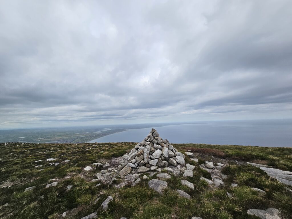Climbing the Slieve Donard Mountain in Northern Ireland