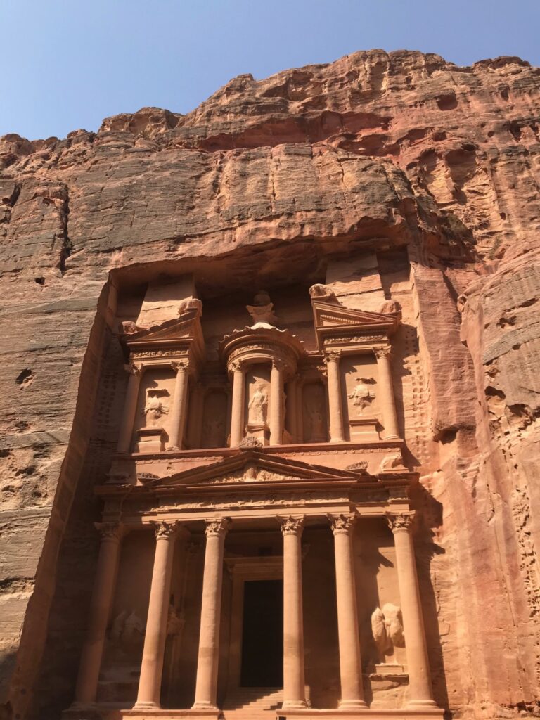 The Treasury (Al-Khazneh) of Petra, after the Petrad Desert Marathon