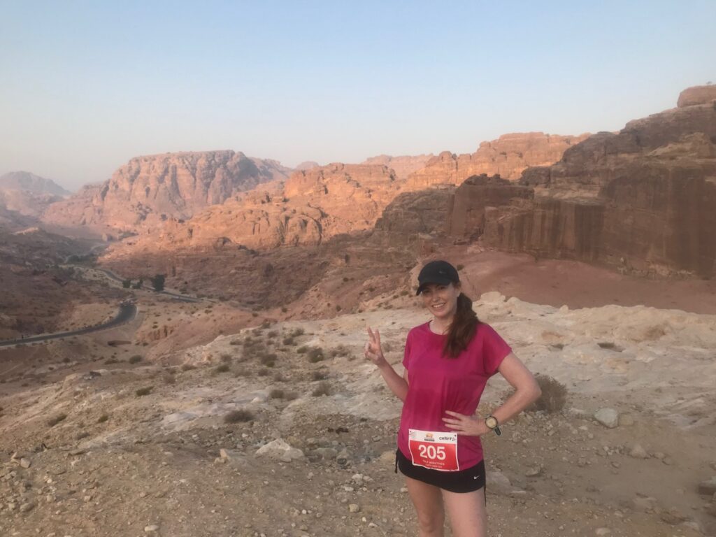 Running the Petra Desert Marathon 2023 with high spirits