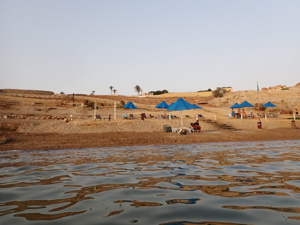 View of the Dead Sea in Jordan before the Petra Marathon