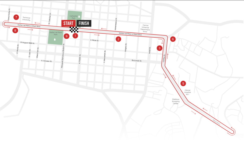 Moldova-Chisnau-HalfMarathon-Course-2023