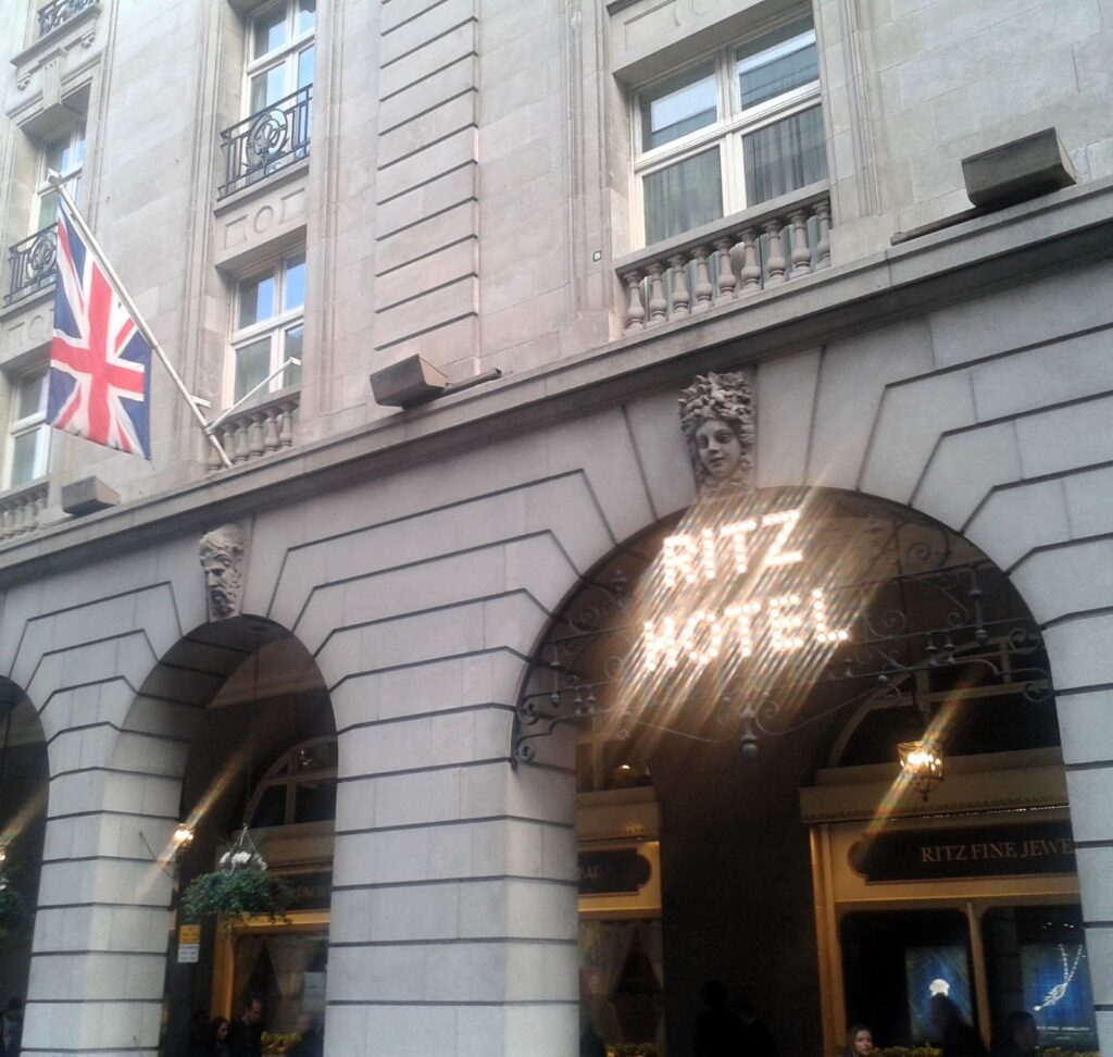 The Ritz Hotel in London
