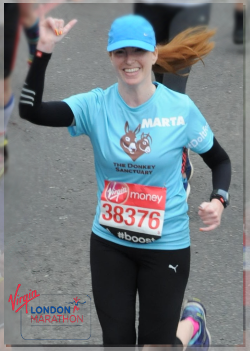 The running ginger in the London Marathon