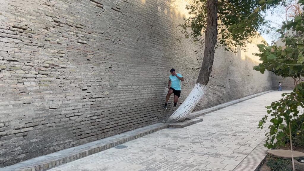 Running in Khiva Uzbekistan in September 2024