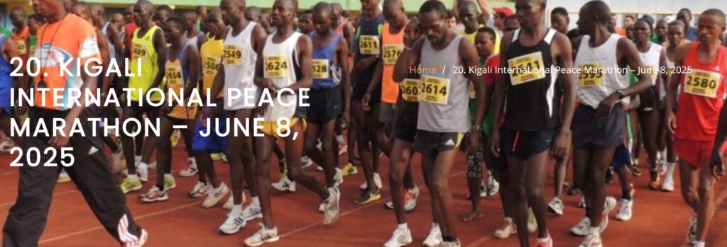 Kigali International Marathon Banner for the 2025 edition