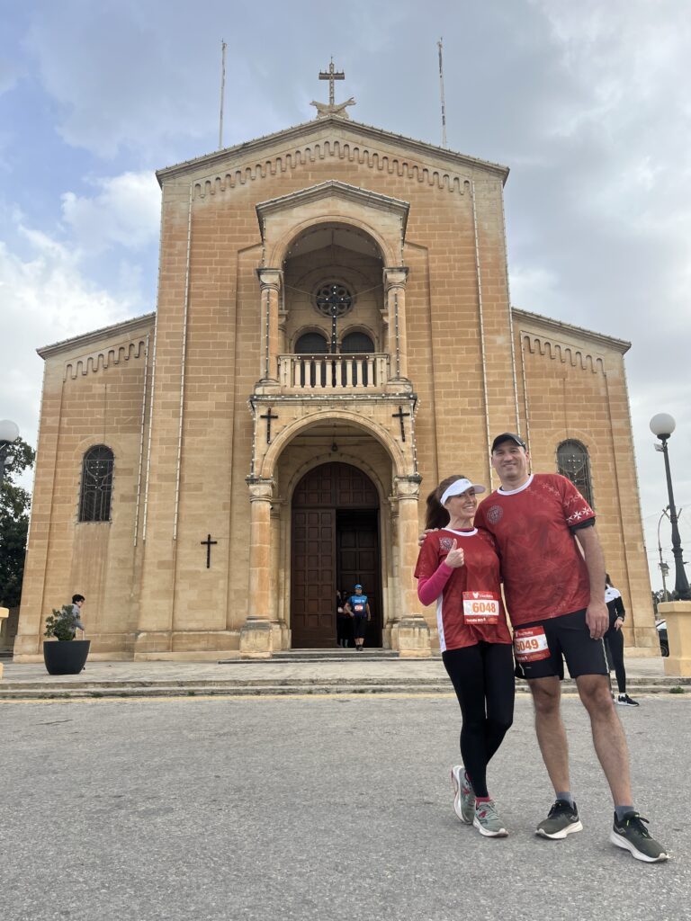 Running 5k in La Valetta Marathon 2025