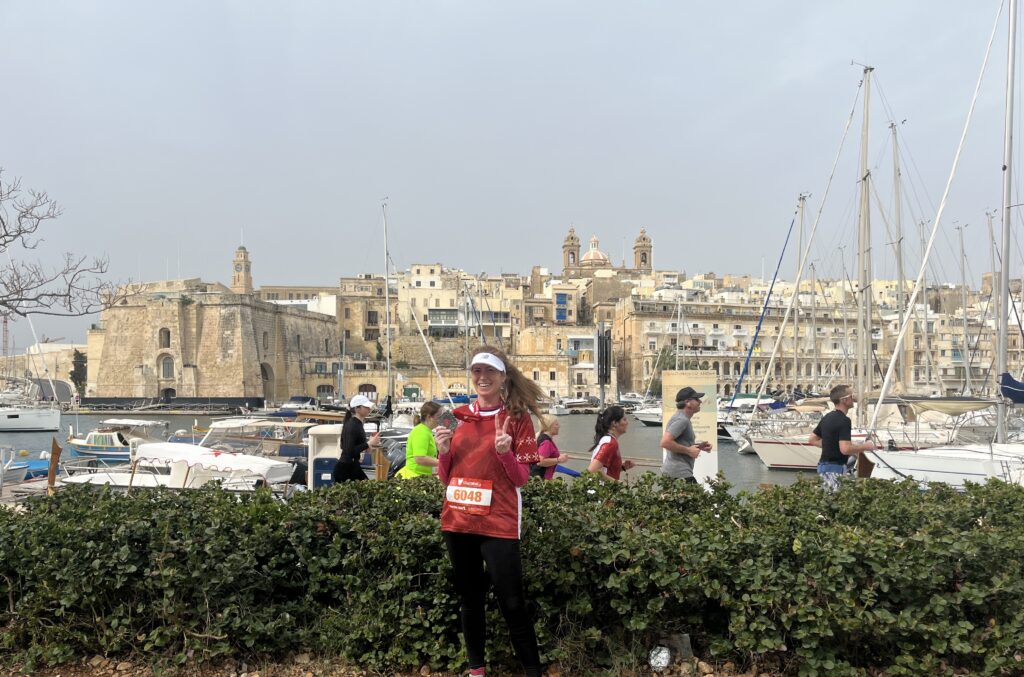 Running 5k in La Valetta Marathon 2025