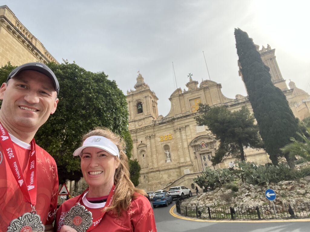 Running 5k in La Valetta Marathon 2025