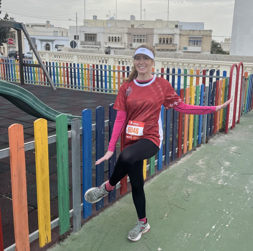 Running 5k in La Valetta Marathon 2025
