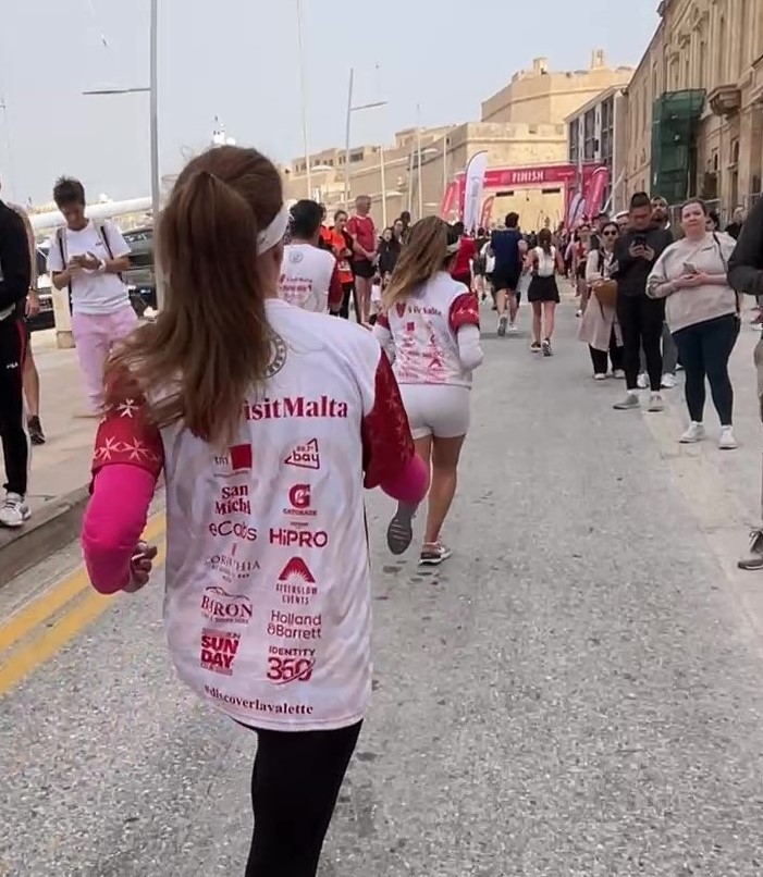 Running 5k in La Valetta Marathon 2025