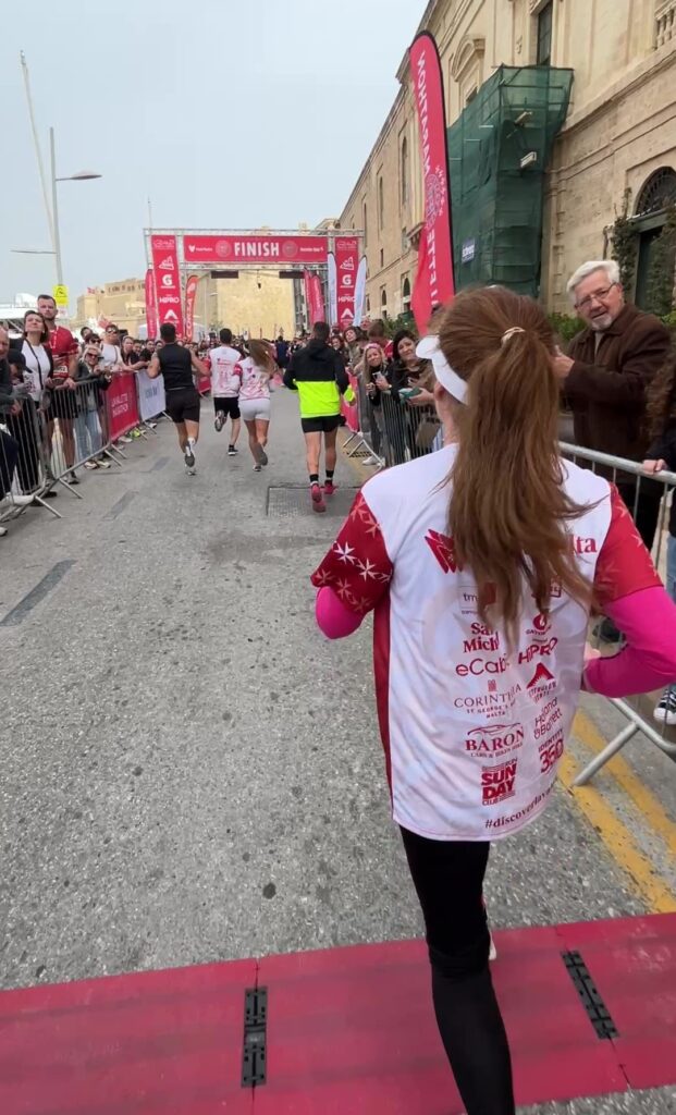 Running 5k in La Valetta Marathon 2025