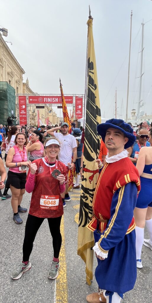 Running 5k in La Valetta Marathon 2025