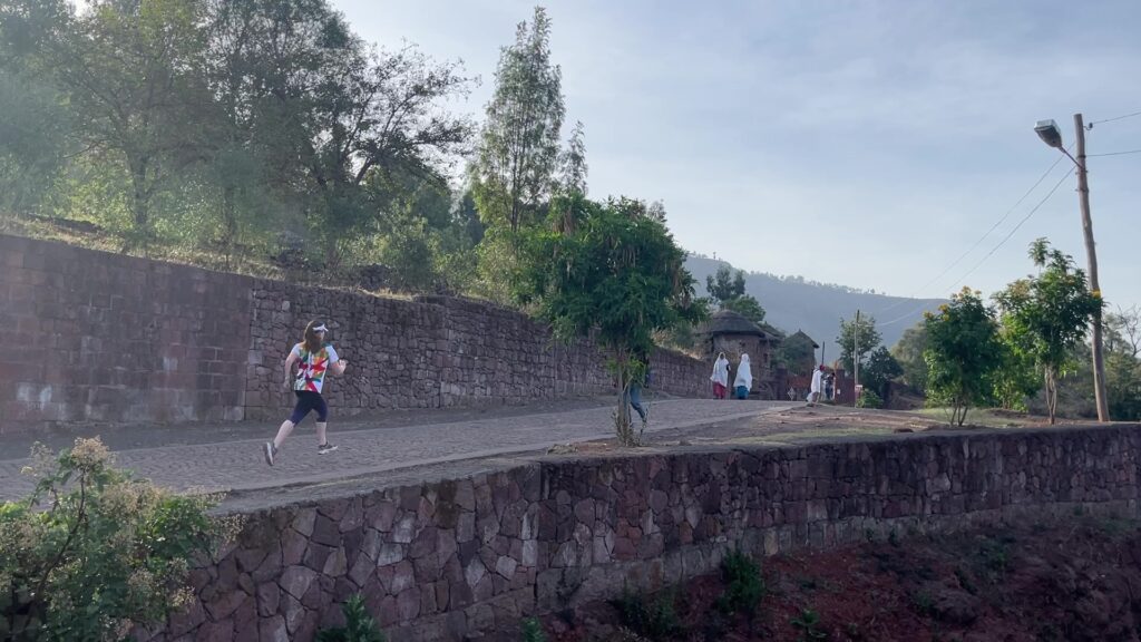 Running in Lalibela, Ethiopia, 22 of May 2025