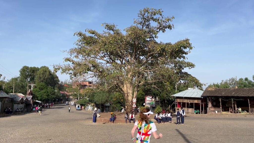 Running in Lalibela, Ethiopia, 22 of May 2025