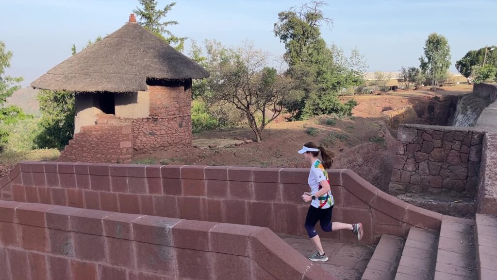 Running in Lalibela, Ethiopia, 22 of May 2025