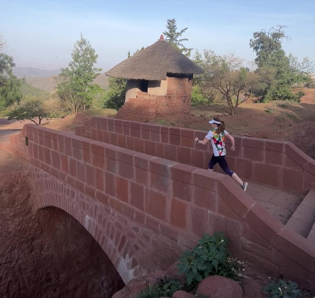 Running in Lalibela, Ethiopia, 22 of May 2025