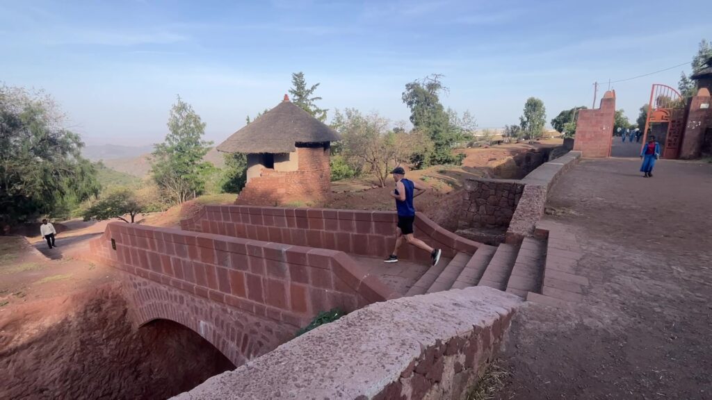 Running in Lalibela, Ethiopia, 22 of May 2025