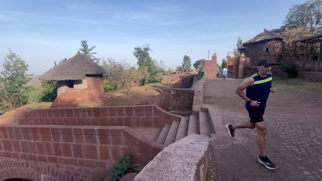 Running in Lalibela, Ethiopia, 22 of May 2025