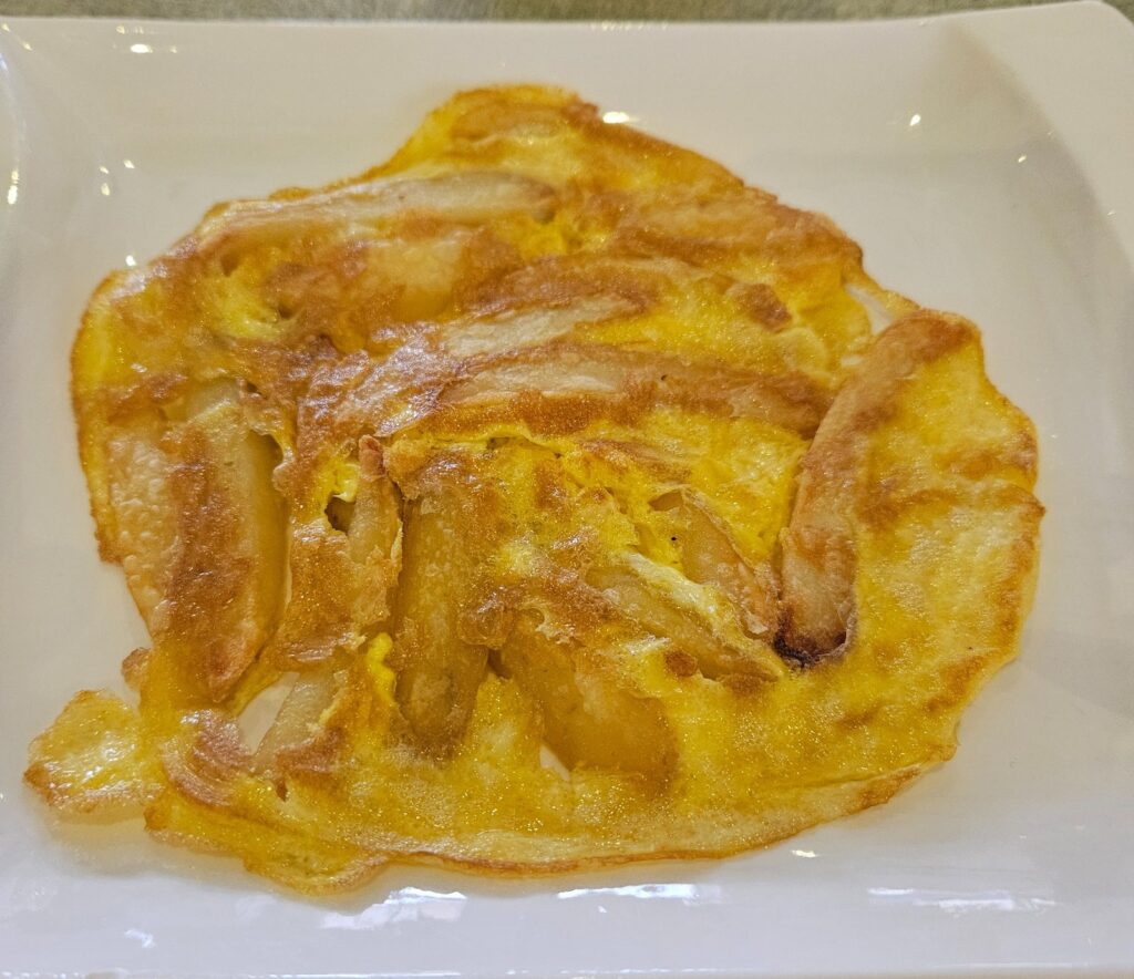Spanish Omelette in Gitega in Burundi