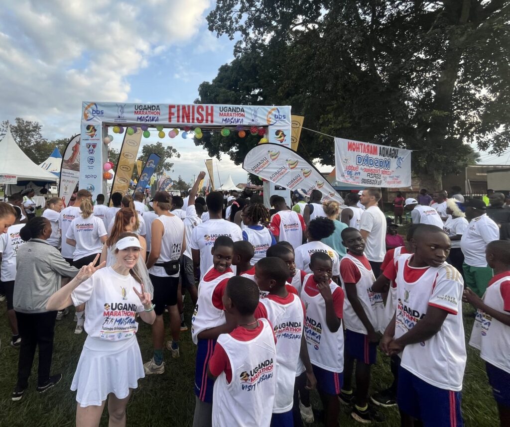 Running the UgandaMarathon in Masaka in May 2025