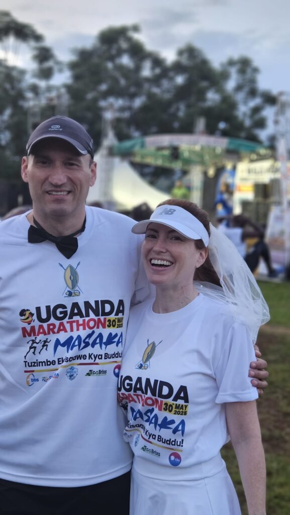 Running the UgandaMarathon in Masaka in May 2025