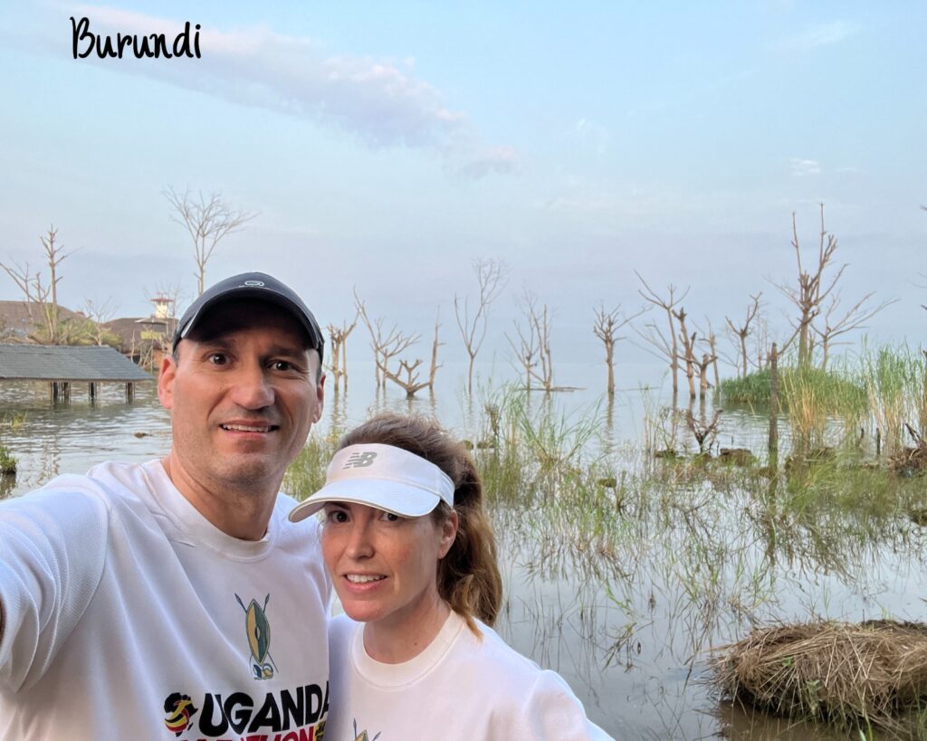 Running in Lake Tanganika in Bujumbura in Burundi in 2025