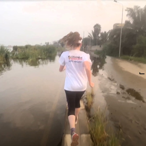 Running in Lake Tanganika in Bujumbura in Burundi in 2025