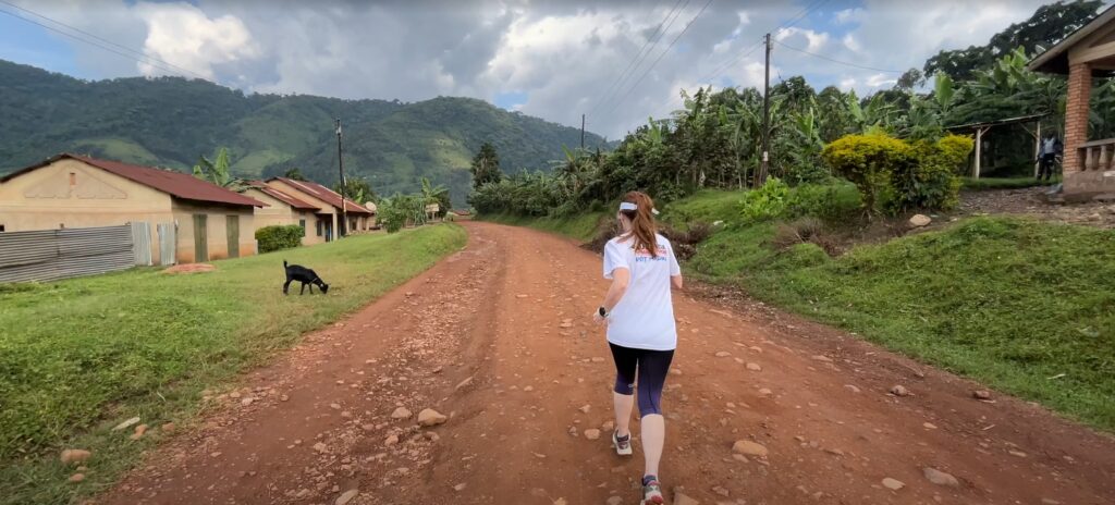 Run in Bwindi Impenetrable Forest in Uganda after the Marathon in June 2025