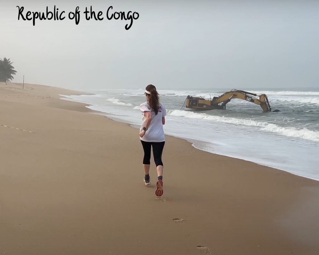 Running in Republic of the Congo, Congo Brazzaville, June 2025