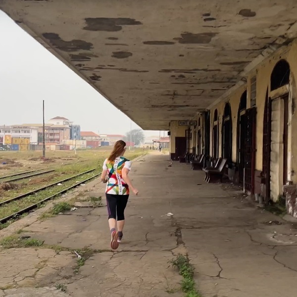 Run in Pointe Noire, Republic of the Congo, Congo Brazzaville, june 2025
