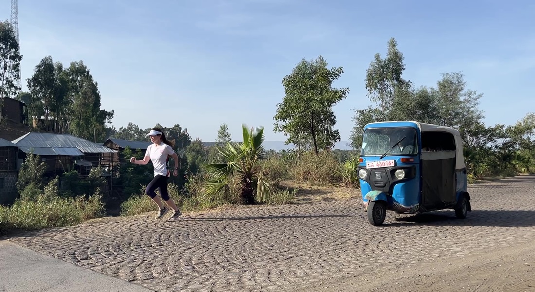 Running in Lalibela, Ethiopia, in 2025