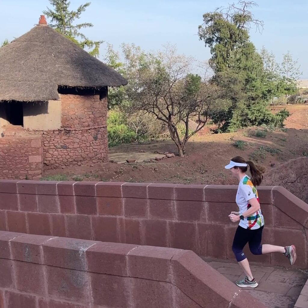 Running in Lalibela in Ethiopia 2025