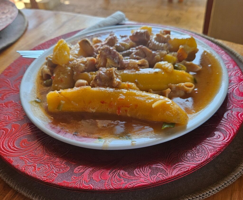 Matoke, a Uganda dish rich in carbohydrates perfect for before running the Uganda Marathon