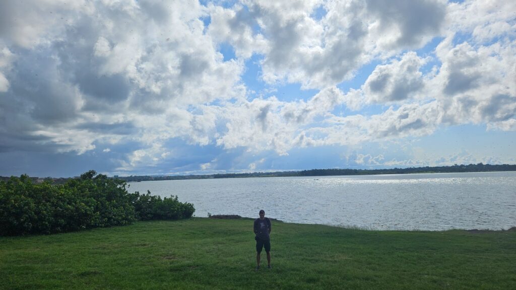 Lake Victoria in the Botanical Gardens in Entebbe, Uganda, in 2025