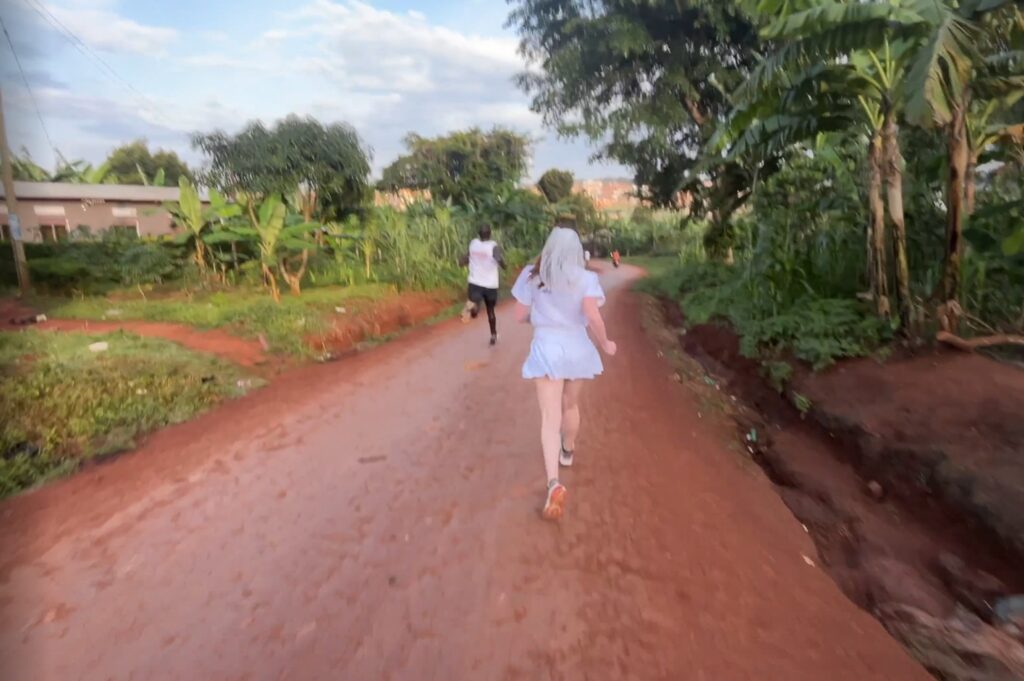 Running the UgandaMarathon in Masaka in May 2025