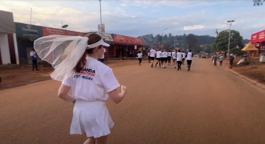 Running the UgandaMarathon in Masaka in May 2025