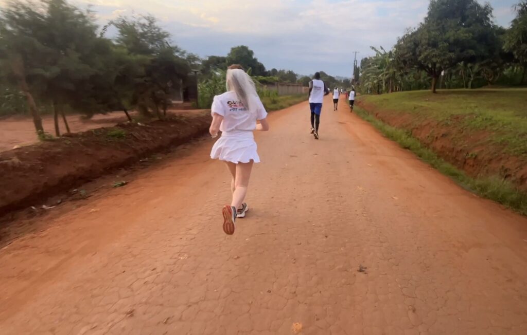 Running the UgandaMarathon in Masaka in May 2025