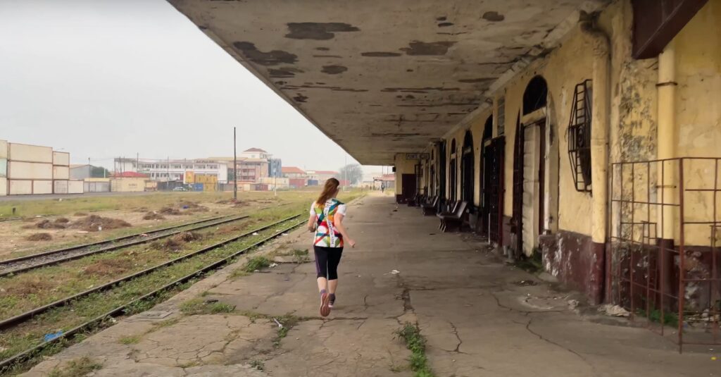 Running in Pointe Noire, Republic of the Congo, 2025