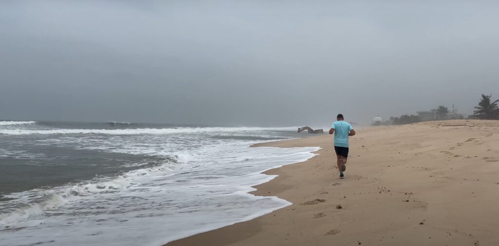 Running in Pointe Noire, Republic of the Congo, 2025