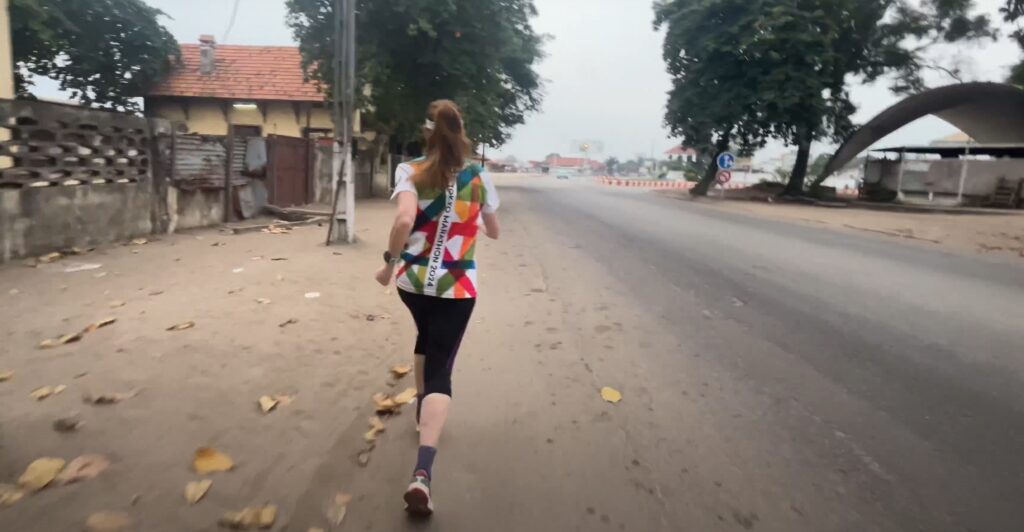 Running in Pointe Noire, Republic of the Congo, 2025