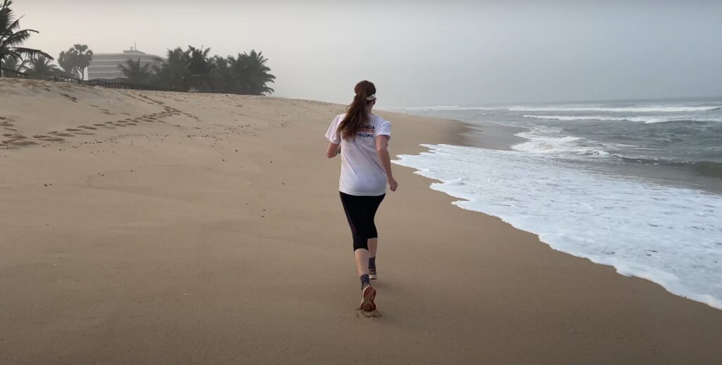 Running in Pointe Noire, Republic of the Congo, 2025