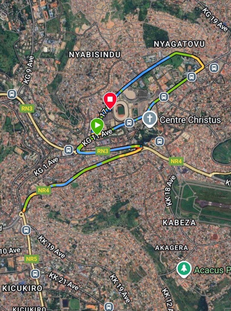 Our run in the Kigali "Run for peace" in Kigali Rwanda which was 10 kilometers