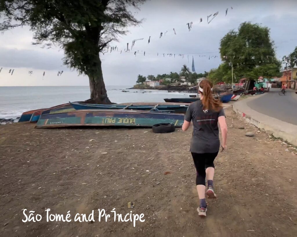 Running in Sâo Tomé e Principe in June 2025
