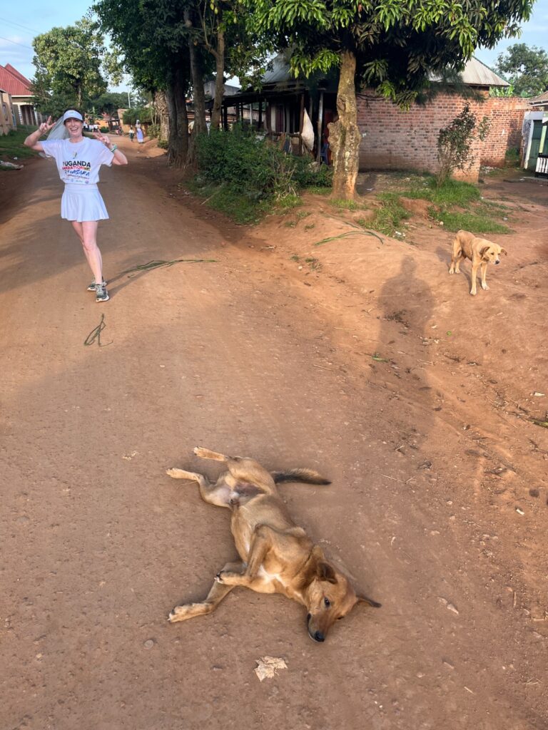 Running the UgandaMarathon in Masaka in May 2025