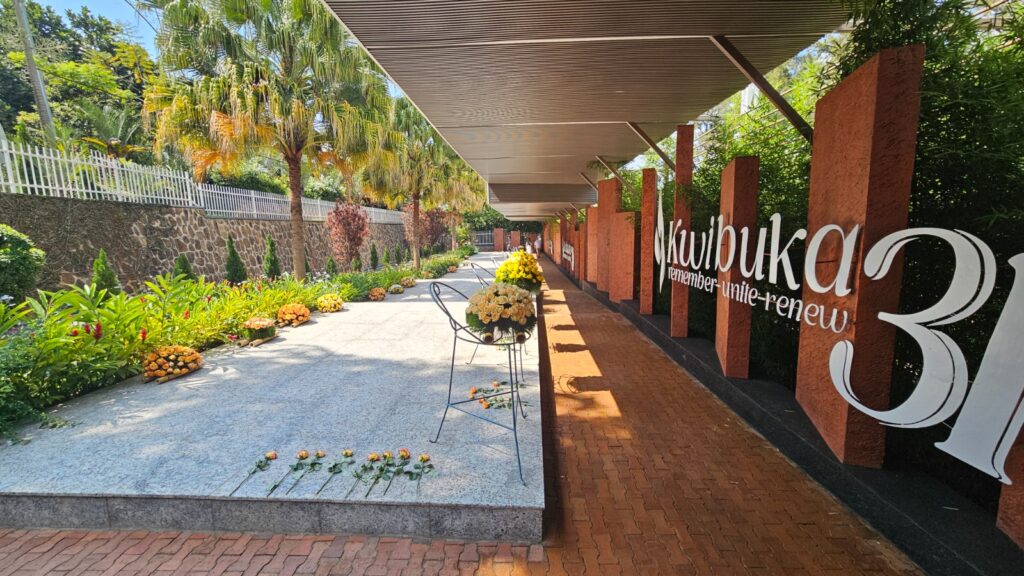 Kigali Genocide Museum during our trip in Rwanda for the Kigali International Marathon in 2025