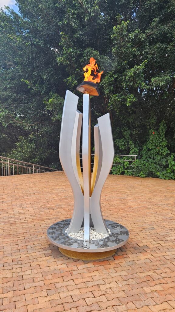 Kigali Genocide Museum during our trip in Rwanda for the Kigali International Marathon in 2025