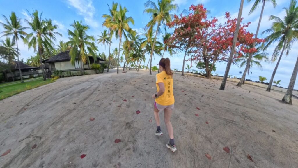 Images of our run in Sonaisoli Island in Fiji, in the Double Tree by Hilton resort and the island. Recommended 6k run in Fiji.