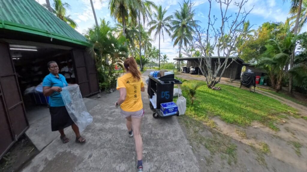 Images of our run in Sonaisoli Island in Fiji, in the Double Tree by Hilton resort and the island. Recommended 6k run in Fiji.