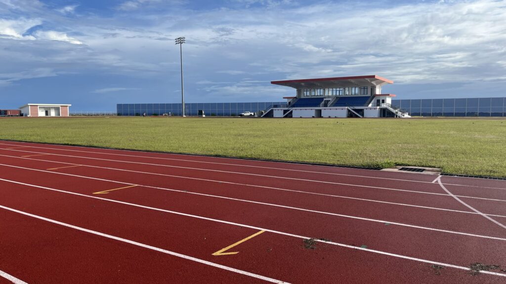 Track and Field in Majuro, the Marshall Islands. 