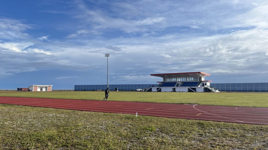 Track and Field in Majuro, the Marshall Islands. 
